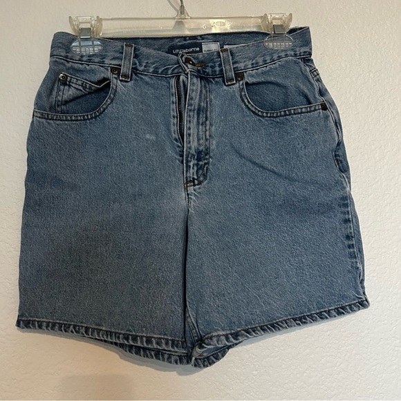 Liz Claiborne Pants - Vintage 90s Y2K Liz Claiborne Blue Mom Jean Denim Shorts
